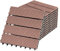 XMTECH 1m² WPC Klickfliesen – Terrassenfliesen Balkonfliesen mit Entwässerungssystem, Kunststoff, 30x30 cm, 11 Stück, Braun