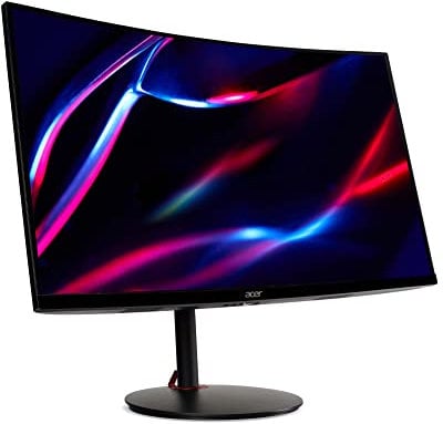 Acer Nitro XZ270UP Gaming Monitor 27 Zoll (69 cm Bildschirm) WQHD, 165Hz DP, 144Hz HDMI, 1ms (VRB), 2xHDMI 2.0, DP 1.2, Curved, Höhenverstellbar, AdaptiveSync, VRR, Schwarz