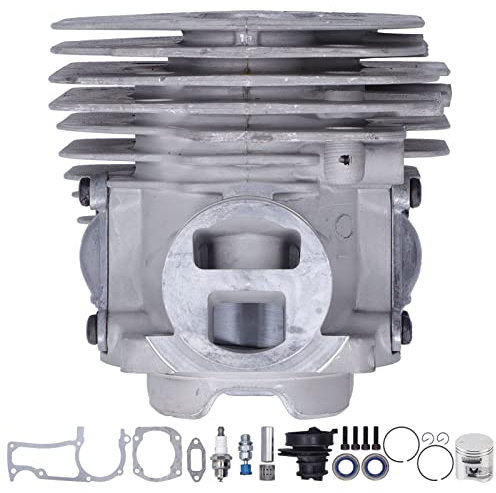 Kettensägen-Zylindersatz, 50-mm-Zylinderkolben-Einlassdichtungssatz Passend für Husqvarna 365 X-Torq 372XP X-Torq 372 XP Kettensäge