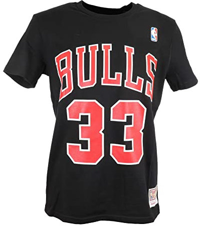 Mitchell & Ness NBA HWC Name & Number Tee - Chicago Bulls - Scottie Pippen