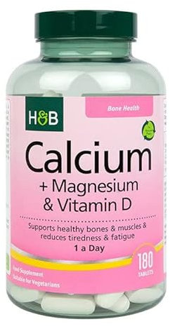Holland & Barrett Calcium + Magnesium & Vitamin D 180 Tablets