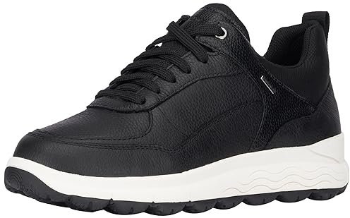Geox Femme D Spherica 4x4 B ABX Basket, Noir, 36 EU