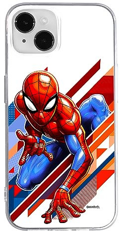 ERT GROUP mobile phone case for Iphone 14 PLUS original and officially Licensed Marvel pattern Spider Man 023 optimally adapted to the shape of the mobile phone, case made of TPU