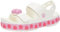 Crocs Unisexe Enfant Crocband Cruiser Sandal K Sandales, Pet White/Pink Tweed, 38/39 EU