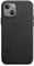 WIIUKA Hülle für iPhone 15, Leder aus Deutschland, Lederhülle extra Dünn, Premium Handyhülle, Case, Qi, Schwarz