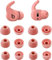 ALXCD Eartips Compatible with Beats Fit Pro, S/M/L 3 Sizes 6 Pairs Soft Silicon Earbuds Tips Replacement Ear Tips, Compatible with Beats Fit Pro, 6 Pairs Coral Pink