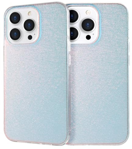 GANGANPRO Compatible with iPhone 12 Mini Phone Case Laser Fluorescent Iridescent Holographic Gradient TPU Bumper PC Back Slim Shockproof Cover 6.5 Inch