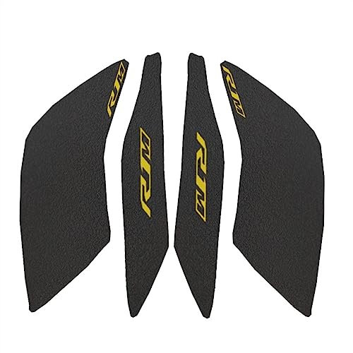 BBAUER Tankaufkleber Für Yamaha R1M R1 YZFR1 YZF-R1 2015 2016 2017-2019 Motorrad Anti Slip Öl Tank Pad Abdeckung Schutz Aufkleber (Color : Gold)