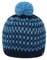 SCHIETWETTER Strickmütze Stine, Beanie, mit Bommel, gefüttert & kuschelig Navy OS