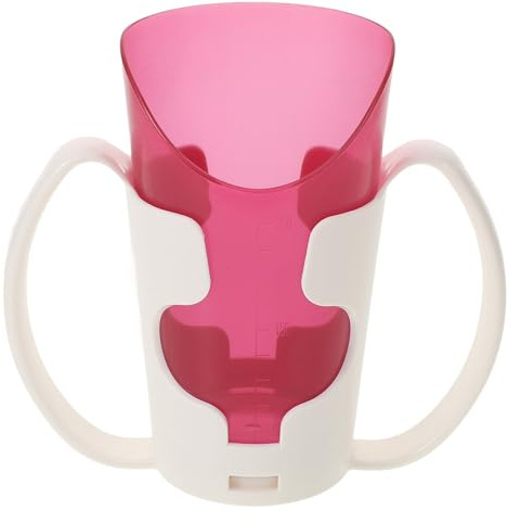Veemoon Convalescent Feeding Cup Liquid Diet Cup for Elderly Disabled and Bedridden Patients Choking Proof Drinking for Soup Water and Porridge Leak Resistant Nursing