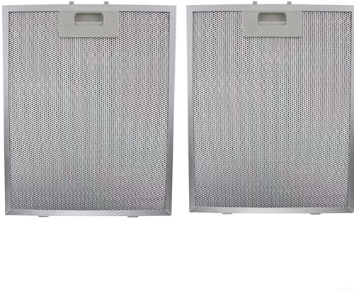 FACAIIO Cooker Hood Filter, Range Hood Filter, 5 Layers Of Aluminized Grease,350 X 285 X 9Mm Silver Cooker Hood Filters Metal Mesh Extractor Vent Filter