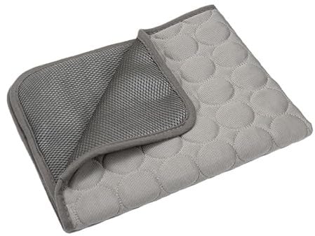 SWZEC Pelsbarn Cooling Mat Cooling Dog Mat (Grey,XL-100X70)