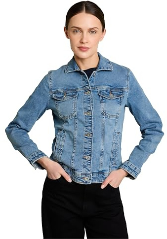TOM TAILOR Damen Basic Jeansjacke