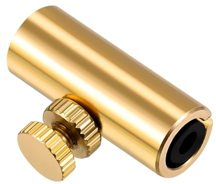 TOYANDONA Einstellbarer Cello Wolfston Dämpfer aus Kupfer mit Schraube und Sicherungsmutter zur Vibrationsunterdrückung für Cello in Gold