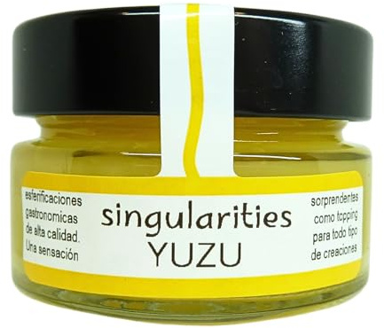 Singularities sabores - Esferificaciones de Yuzu - Perlas de Zumo de Frutas para Topping o Decoración - 65 g