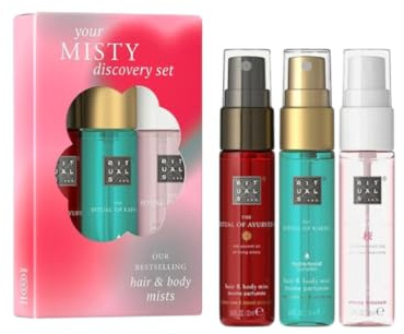 Rituals Hair & Body Mist Discovery Trio, Karma, Ayurveda, Sakura, 3 x 20 ml, Alkoholfrei, Vegan