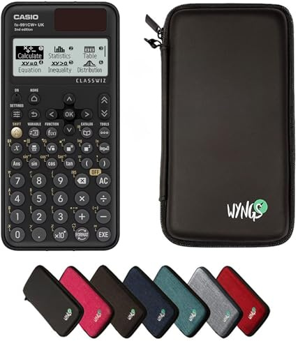 Casio fx-991CW+ including a protective case in Black - Basic Set