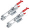 Heavy Duty Toggle Clamp Latch, COOLOGIN 2000lbs Large Capacity Adjustable Latch U Bolt Self-lock Toggle Latch for Tire Carrier,Trailer Latch,Lid Latch,Industrial EquiIpment, Boxcar and More(2 Pack)