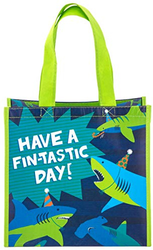 Stephen Joseph unisex child Stephen Joseph Gifts Medium Recycled Gift Bag, SHARK, Medium US
