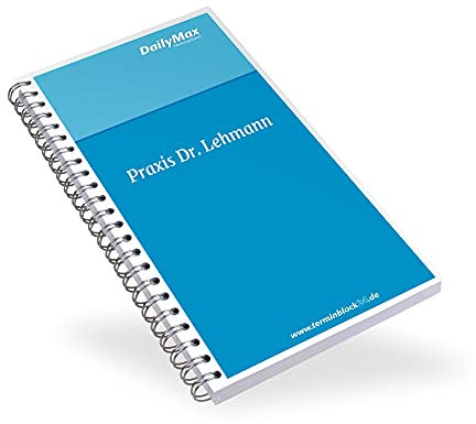 personalisierbarer Terminplaner optimal für 1 Mitarbeiter, 15-Min-Takt, 7-22 Uhr, Mo-Sa, Format: 15 x 29,7 cm. Ihr Wochenplaner für Praxis, Studio, Salon und Klinik …