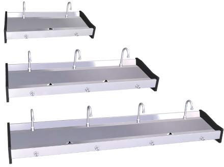 Fricosmos - RO-Lavamani Mural Collettivo Ginocchia 1500x450x190 mm. - 61438