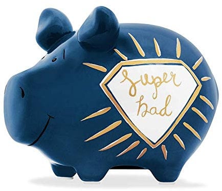 KCG Spardose Schwein Super Dad Sparschwein Kleinschwein