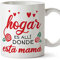 MUGFFINS Tazas para Mamá – Hogar Mamá (Modelo 2) – Regalos para el día de la Madre/Desayunos Originales