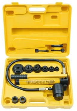 HYDRAFORE Blechlocher, Metalllocher, 10 Löcher, 22 mm, Edelstahl, Gelb
