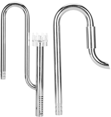 Aquarium Ölfilm Skimmerrohr Edelstahl Aquarium Zufluss Abflussrohr Aquarium Ölfilm Skimmer Filter für Aquarium und Aquarium(16)