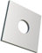 M8 Rondelles à plaque carrée M8, rondelle rectangulaire avec trou rond, rondelle robuste galvanisée galvanisée pour boulons/écrous de 8 mm DIN 436 (paquet de 5)