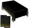 Jinlaili 2Stk Tischdecke, 137*274 cm Gold Dot Tischdecke Wiederverwendbar, Tischtuch Party Geburtstag Hochzeit Tischdecke, Plastik Tischdecken, Tisch Decken Wachstuch Tischdecke Abwaschbar (Schwarz)