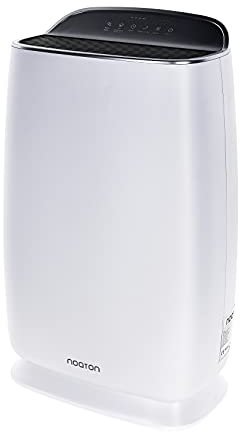 Noaton AP 2145, Purificador de aire CADR 200 m3/h, hasta 45 m², Filtro HEPA (99,97%), Carbón, Filtro fotocatalítico + UV, Ionizador, Mostrar Calidad Aire, Modo de Sueño y Automático, Temporizador