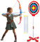 Xwin Sportseries Kids Archery Set with Suction Arrows and Adjustable Bow String, Complete Shooting Set with Target Stand for Ages 5-12