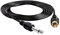 RIIEYOCA Cable de audio estéreo TS a RCA de 1/4 , cable de audio macho mono niquelado de 6,35 mm a RCA macho chapado en oro (2 m / 6,56 pies)