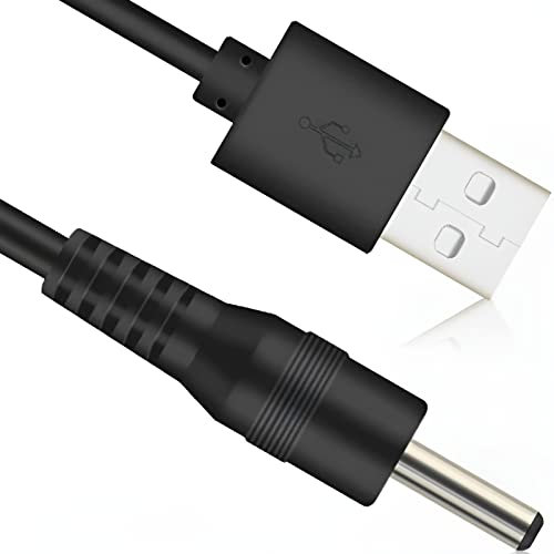 Retoo Cable USB a Conector Hueco de CC, Cable de alimentación Universal con 5,5 mm, Cable de alimentación CC a USB, convertidor de Enchufe Universal para portátiles routers Conectores de Barril CC