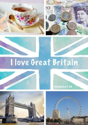 Vokabelheft A4: Vokabelheft Englisch, DIN A4, 100 Seiten, 3 Spalten