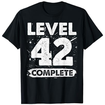 Level 42 Complete 42nd Birthday T-Shirt