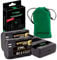 PATONA 2X Protect V1 Akku LP-E6NH 2600mAh mit Ladegerät PD Performance Kompatibel mit Canon EOS R5 R6 R6II R7 5D Mark II Mark III 6D 7D 60D 70D 80D 90D WFT-E5 WFT-E7 XC10 XC15 LPE6NH LP-E6