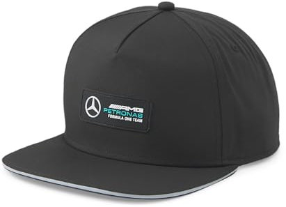 PUMA Herren Mercedes-AMG Petronas Motorsport Cap mit flachem Schirm ErwachsenerBlack