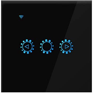 HUIOP Smart Light Switch Dimmer 3 Way Wall Wifi Lamp LED Light Touched Switch Voice Control Phone APP Switch Light Compatible with Home