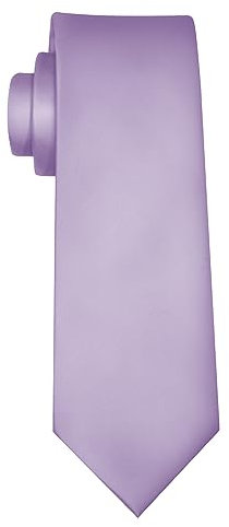 TASTION Men's Classic Satin 3.15 Soild Color Necktie Wedding Business Tie & Gift Box, Lilac, One Size