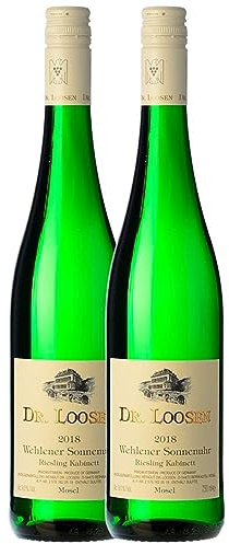 Dr. Loosen Wehlener Sonnenuhr Kabinett Riesling Mosel 75 cl (Schachtel mit 2 Flaschen von 75 cl)