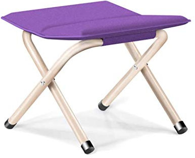 ArhaR Lila Klappstuhl, tragbarer Klapp-Campingstuhl, Leichter kompakter Outdoor-Campingstuhl, bequemer und langlebiger Klappstuhl