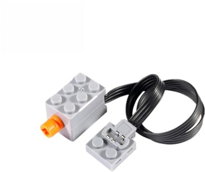 YLtremker MOC Technik Power Functions Zubehör M L XL Servo Motors Fernbedienung Batteriebox Extension Cord, Light Set, Kompatibel mit Technik 88002 8881 8885 8293 (Micro-Motor)