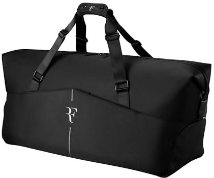 Wilson RF - Borsa da tennis per fino a 6 racchette, colore: Nero