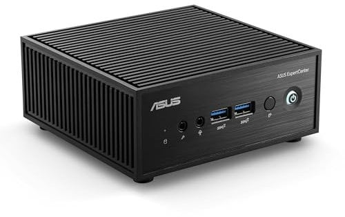 Mini PC ASUS PN42 mit Windows 11 Home, Intel N200 4X 3700 MHz Turbotakt, 500 GB M.2 SSD, 8 GB DDR4-RAM, Intel UHD Grafik, HDMI 2.0, DP 1.4, USB 3.2, BT 5.1, WLAN