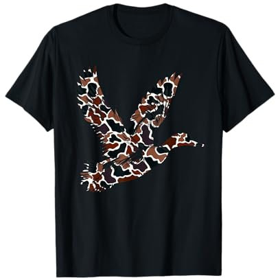 Old Kuiu Sitka School Camouflage Dux Wasservögel Duck Camo Herren T-Shirt