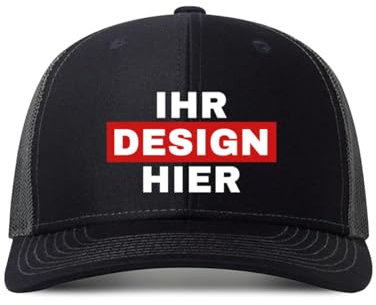 ERICAT personalisiert Cap personalisierte Basecap personalisierte Baseballkappe mit Foto/Logo/Text Cap selbst gestalten,personalisiert Klassische Trucker-Kappe für Männer Frauen