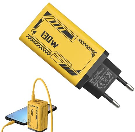 per Caricatore Telefono | USB - Adattatore Multiporta Carica Rapida 130W per Casa Viaggio Ufficio Comodino Scrivania