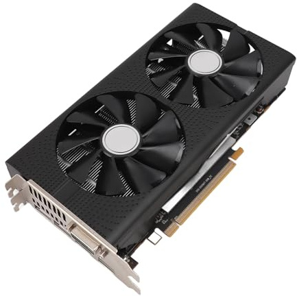 VBESTLIFE 8GB Graphics Card, GDDR5 256Bit GPU, 7000MHz, PCIE 3.0 X16 Desktop Computer Gaming Video Card with 2 HDMI, 2 DP, 1 DVI Ports